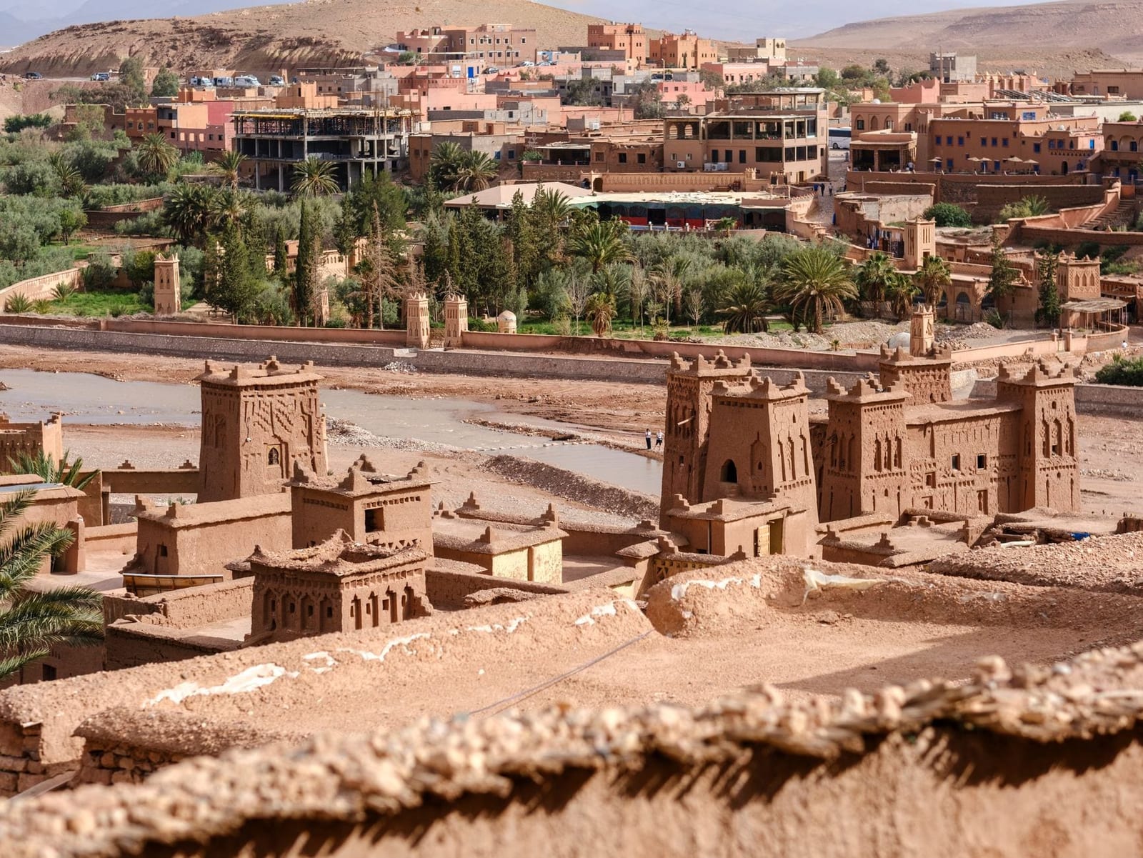 Les ruelles étroites à l'intérieur du ksar d'Aït Benhaddou
