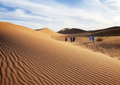 Individuelle Reise durch die Dünen der Sahara Wüste mit Kamel-Trekking